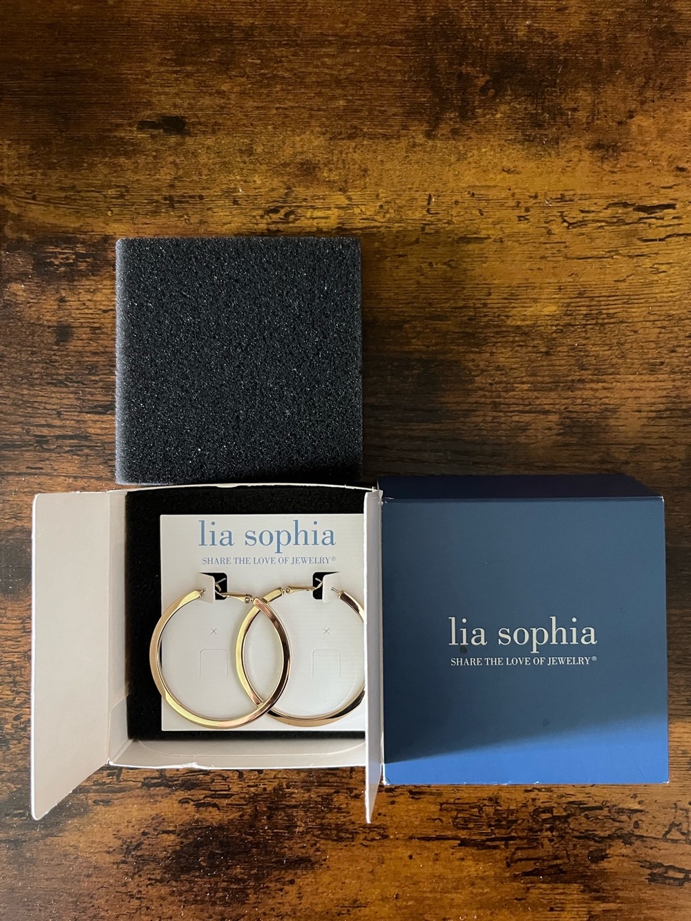 Lia Sophia Goldie Girl Hoop Earrings